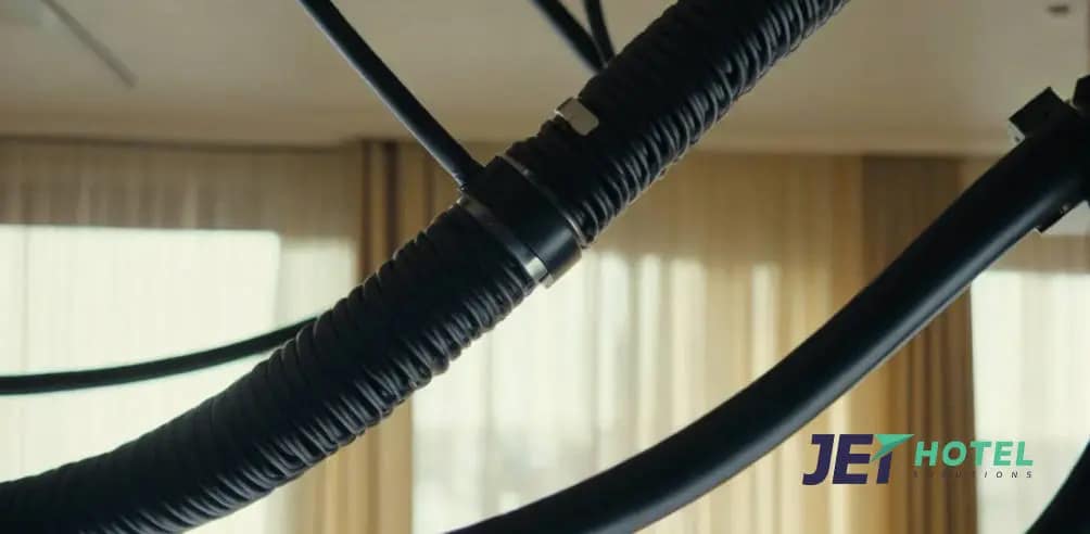 Coaxial Cables of a hotel