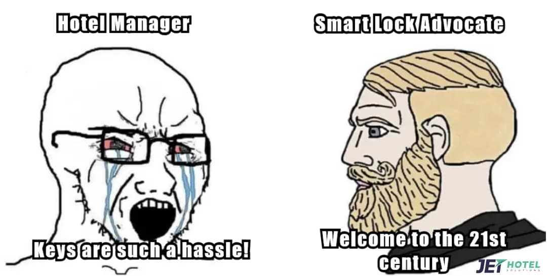 How can smart hotel locks reduce key management costs for my property