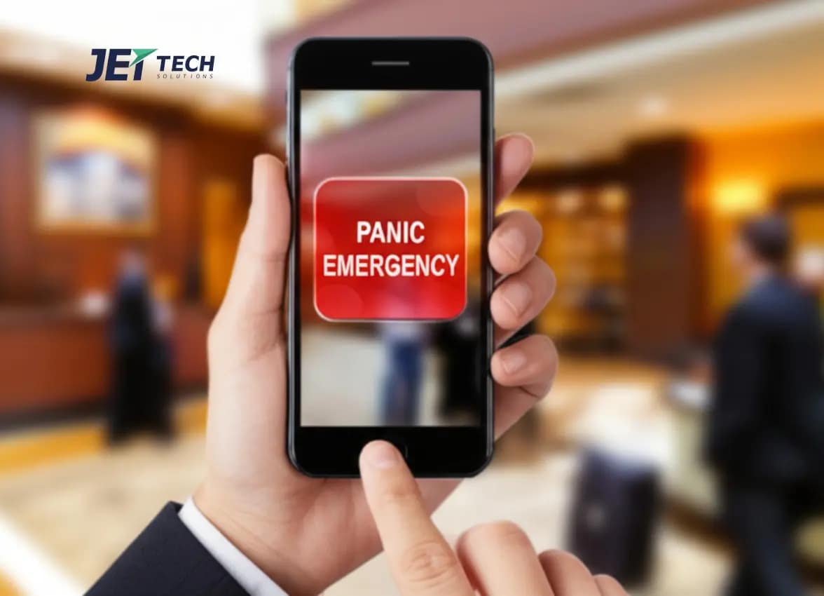 One tap can change everything—turn your hotel into a safety powerhouse with a mobile-linked panic button