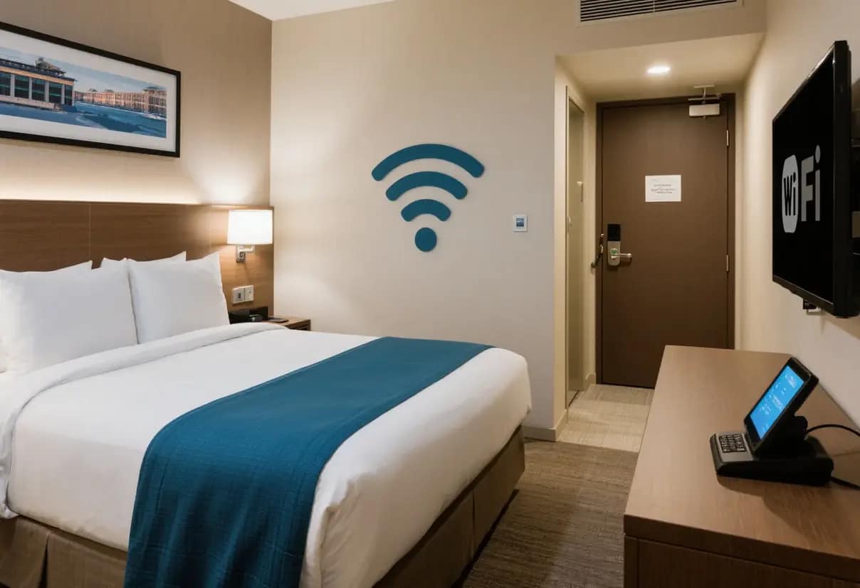 hi-tech hotel room hi-tech hotel room