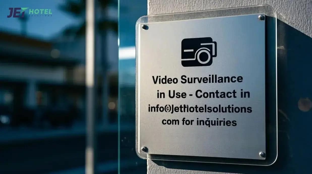 Video Surveillance in Use - Contact info@jethotelsolutions.com for inquiries