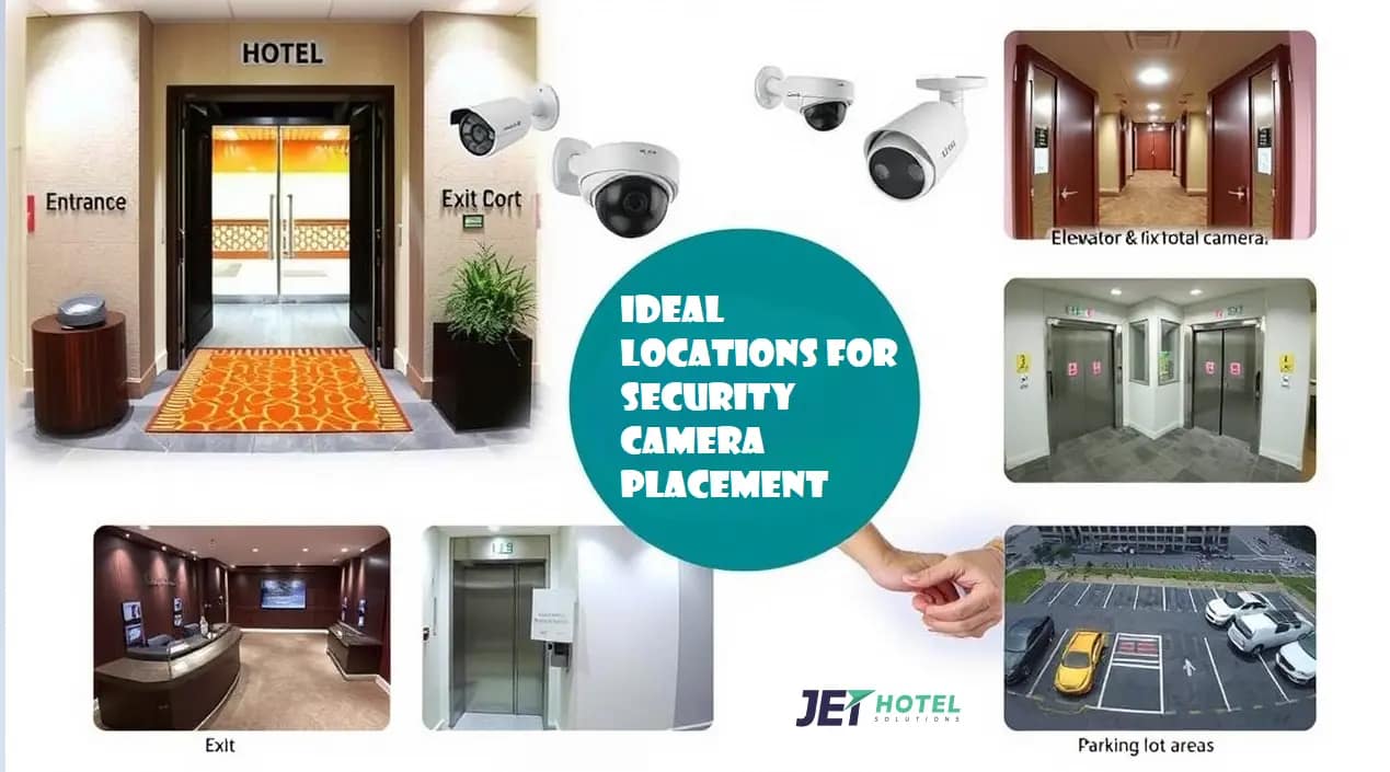 Ideal locations for security camera placement.