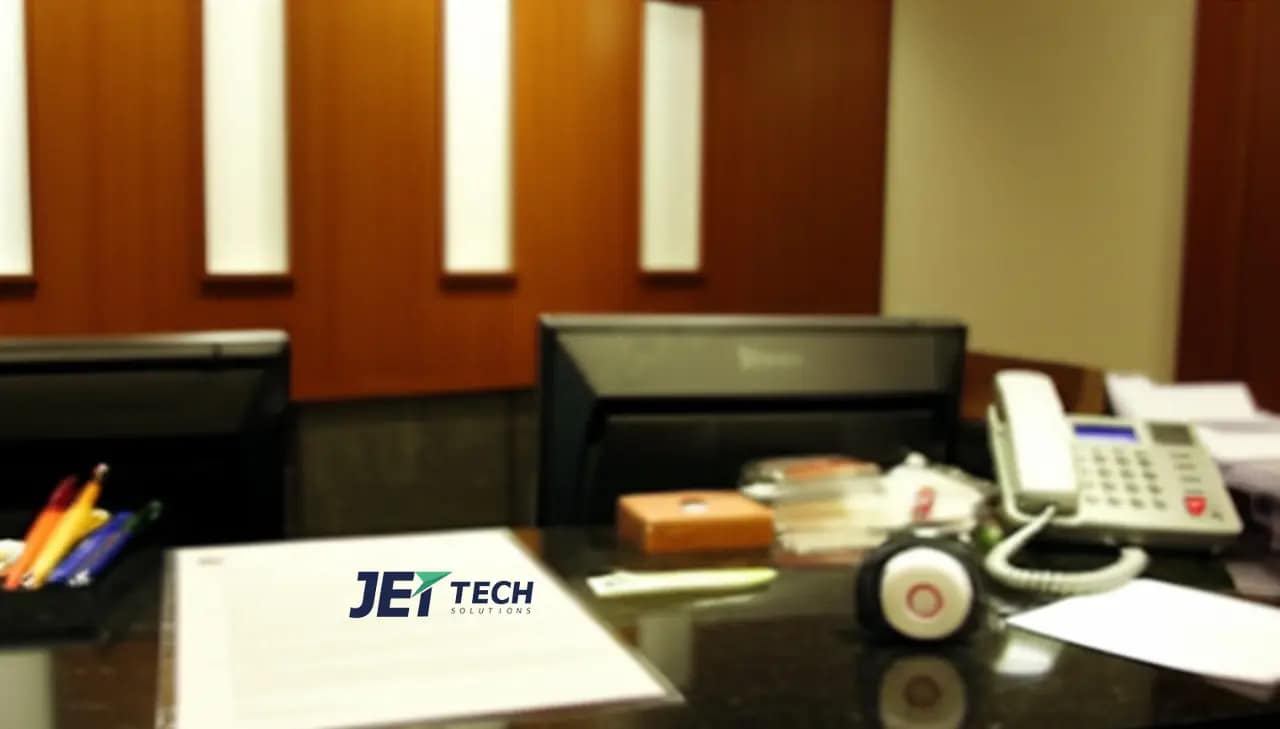 A blurry snapshot of a hotel desk where a SimpliSafe panic button sits ignored—don’t let chaos compromise your safety