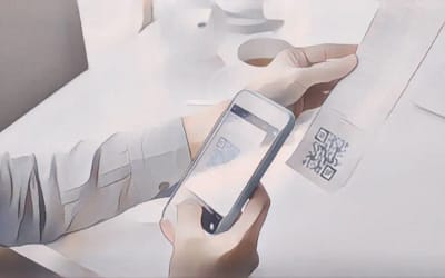 How to pay a tip with a QR code?