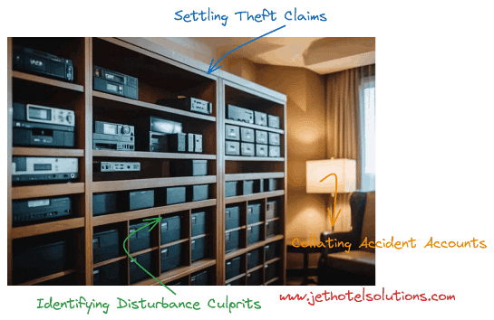 Common Usage Instances for Stored Hotel Security Footage
