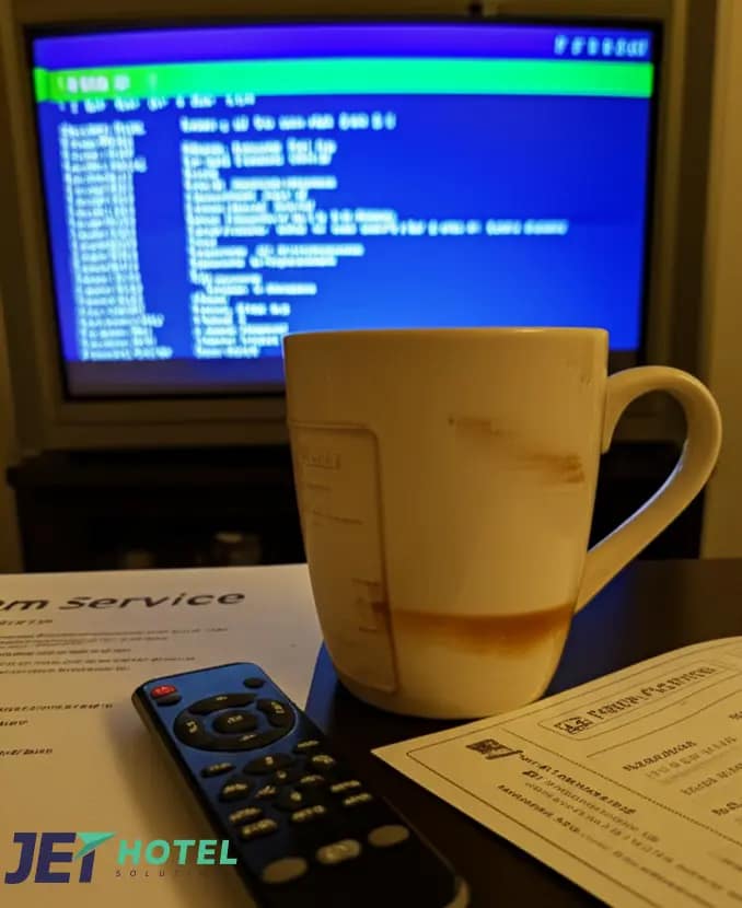 This outdated TV setup could be costing you guests. Upgrade with Jethotelsolutions.com for a modern, revenue-boosting experience.