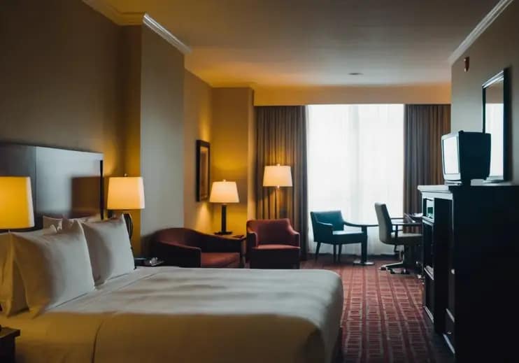 hotel that has a phone system