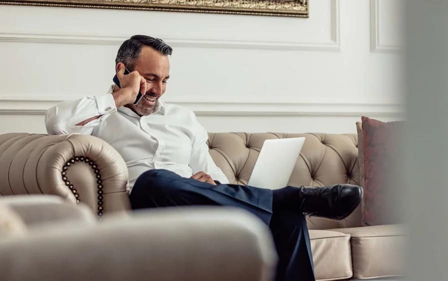 a man making the phone call a man making the phone call