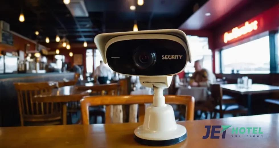 the security camera at a restaurant the security camera at a restaurant