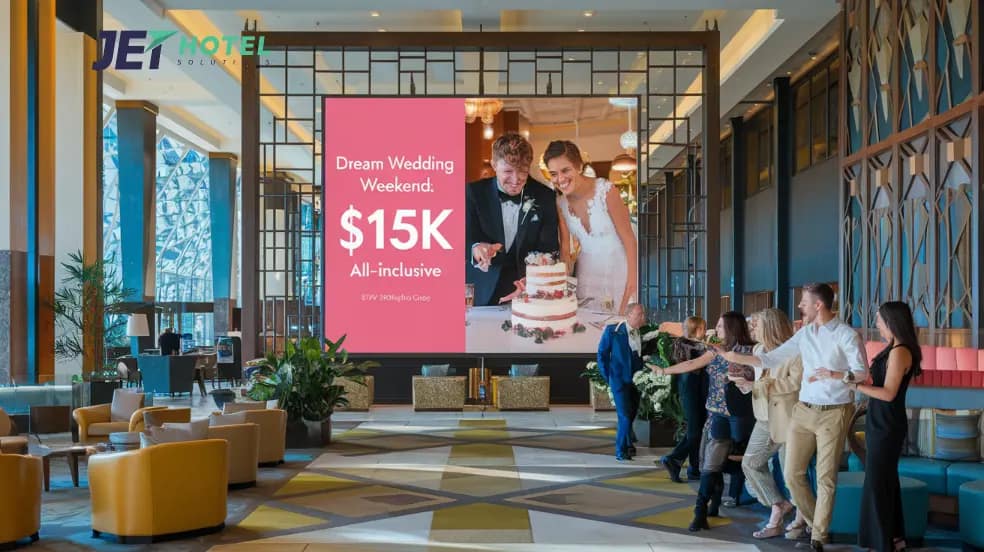 Turn heads and fill your calendar with digital signage that sells for you Turn heads and fill your calendar with digital signage that sells for you